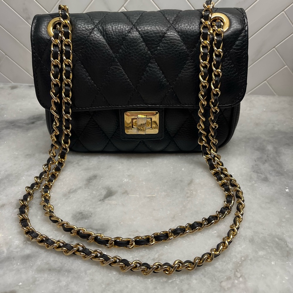 Rogani Black Leather Purse